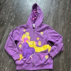 Disney Purple Hoodie with Princess Graphic